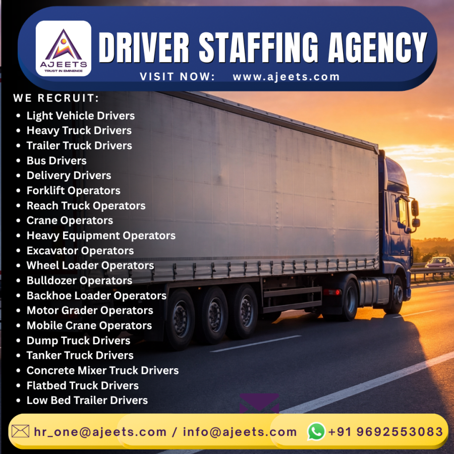 Looking for Driver Staffing Agency for Saudi Arabia!