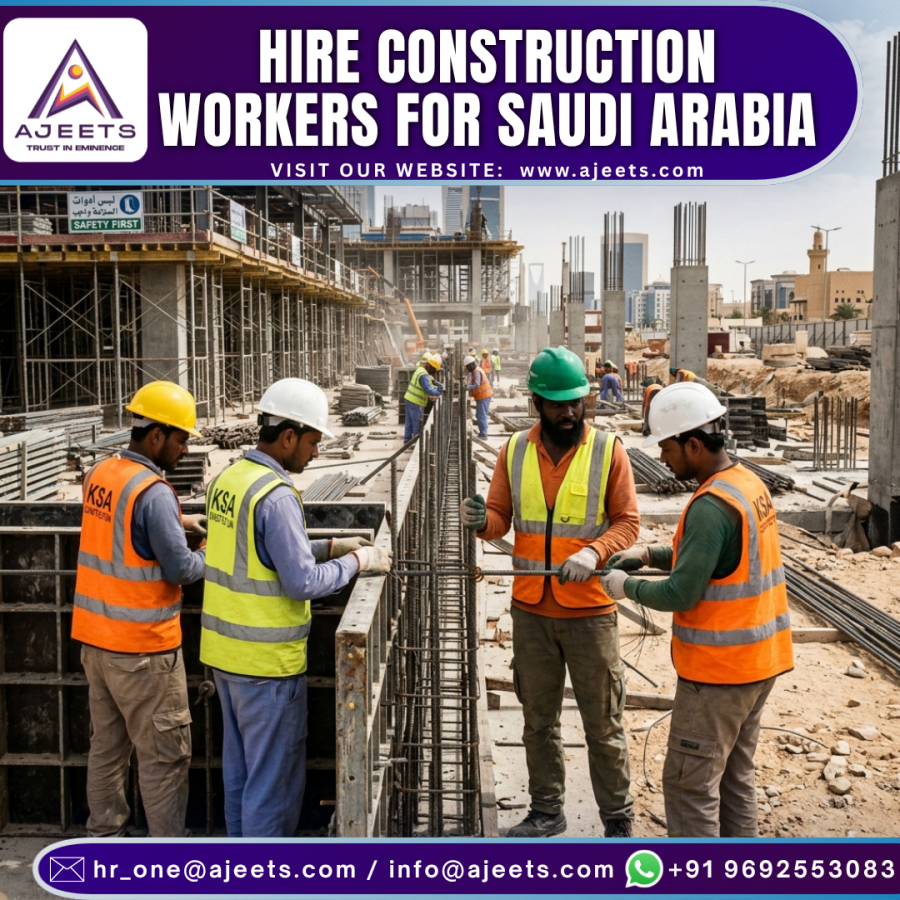 Looking for Construction Workers in Saudi Arabia? Hire Skilled Manpower Fast